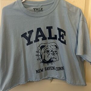 Yale Bulldogs cropped t-shirt